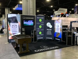 Consignor trade show booth